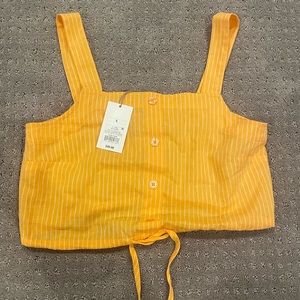orange cropped tank!